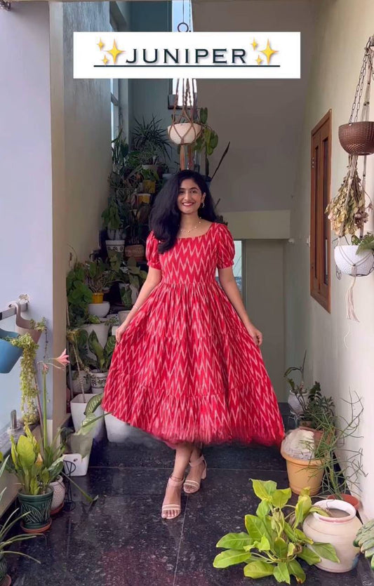 XOOMLADY PRESENT IKKAT KURTI