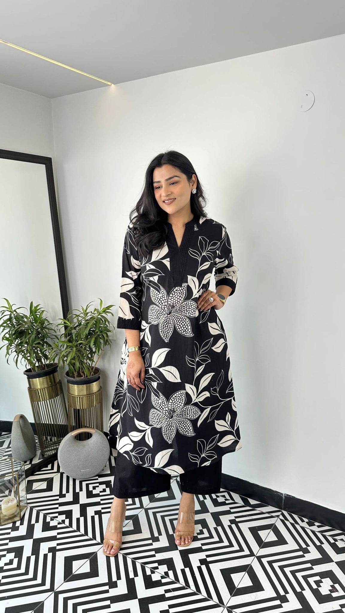 Heavy Magic Cotton Kurta Pants in Beautiful Floral Prints